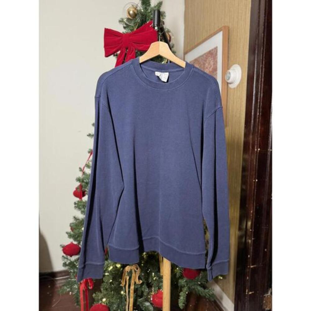 Men's Navy Blue Crewneck Sweatshirt